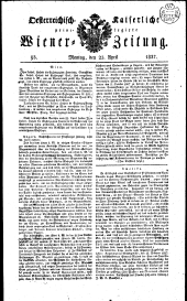 Wiener Zeitung 18270423 Seite: 1