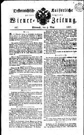 Wiener Zeitung 18270509 Seite: 1