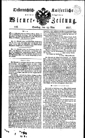 Wiener Zeitung 18270519 Seite: 1