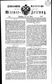 Wiener Zeitung 18270526 Seite: 1