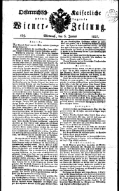 Wiener Zeitung 18270606 Seite: 1