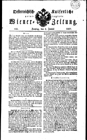 Wiener Zeitung 18270608 Seite: 1