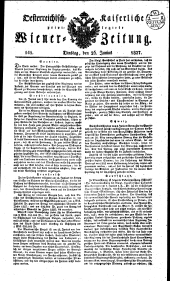 Wiener Zeitung 18270626 Seite: 1