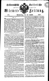 Wiener Zeitung 18270628 Seite: 1