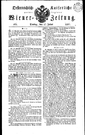 Wiener Zeitung 18270717 Seite: 1