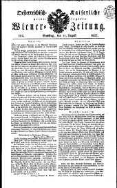 Wiener Zeitung 18270811 Seite: 1