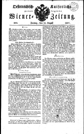 Wiener Zeitung 18270831 Seite: 1