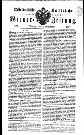 Wiener Zeitung 18270903 Seite: 1