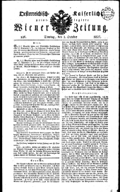 Wiener Zeitung 18271002 Seite: 1