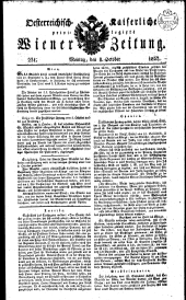 Wiener Zeitung 18271008 Seite: 1