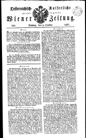 Wiener Zeitung 18271009 Seite: 1