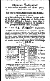 Wiener Zeitung 18271020 Seite: 11