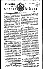 Wiener Zeitung 18271201 Seite: 1