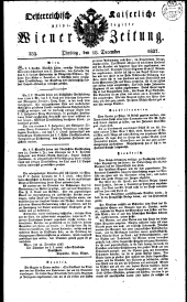 Wiener Zeitung 18271218 Seite: 1