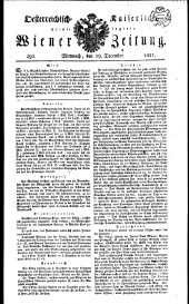 Wiener Zeitung 18271219 Seite: 1