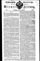 Wiener Zeitung 18280209 Seite: 1