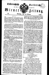 Wiener Zeitung 18280218 Seite: 1