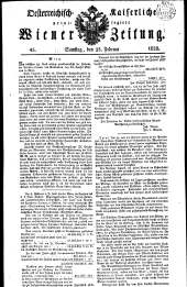 Wiener Zeitung 18280223 Seite: 1