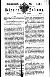 Wiener Zeitung 18280229 Seite: 1