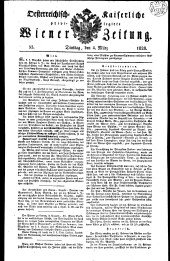 Wiener Zeitung 18280304 Seite: 1