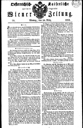 Wiener Zeitung 18280324 Seite: 1