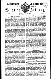 Wiener Zeitung 18280502 Seite: 1