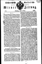 Wiener Zeitung 18280506 Seite: 1