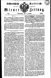 Wiener Zeitung 18280604 Seite: 1