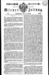 Wiener Zeitung 18280612 Seite: 1