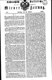 Wiener Zeitung 18280620 Seite: 1