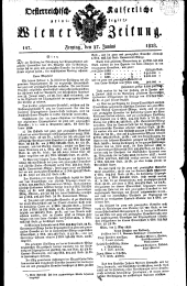 Wiener Zeitung 18280627 Seite: 1