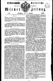 Wiener Zeitung 18280628 Seite: 1