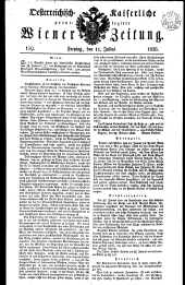Wiener Zeitung 18280711 Seite: 1