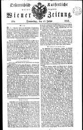 Wiener Zeitung 18280717 Seite: 1