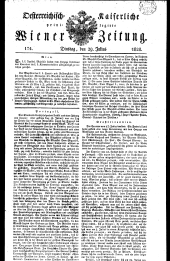 Wiener Zeitung 18280729 Seite: 1