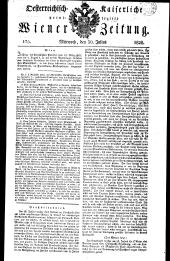 Wiener Zeitung 18280730 Seite: 1