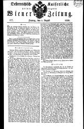 Wiener Zeitung 18280801 Seite: 1