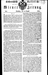 Wiener Zeitung 18280823 Seite: 1