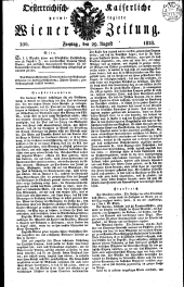 Wiener Zeitung 18280829 Seite: 1