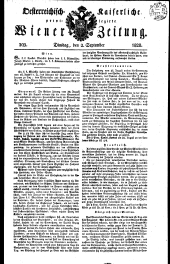 Wiener Zeitung 18280902 Seite: 1