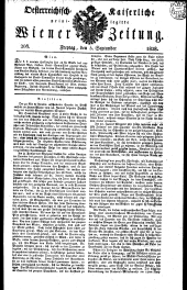 Wiener Zeitung 18280905 Seite: 1