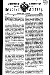 Wiener Zeitung 18281003 Seite: 1