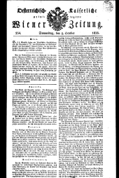 Wiener Zeitung 18281009 Seite: 1