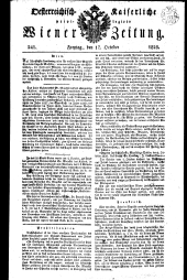 Wiener Zeitung 18281017 Seite: 1