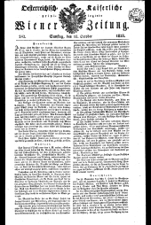 Wiener Zeitung 18281018 Seite: 1