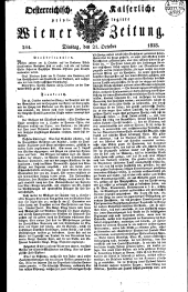 Wiener Zeitung 18281021 Seite: 1