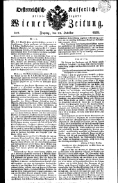 Wiener Zeitung 18281024 Seite: 1