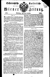 Wiener Zeitung 18281028 Seite: 1