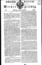 Wiener Zeitung 18281119 Seite: 1