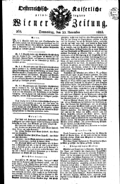 Wiener Zeitung 18281120 Seite: 1